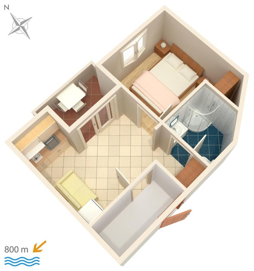Apartments And Rooms With Parking Space Njivice, Krk - 5458 المظهر الخارجي الصورة